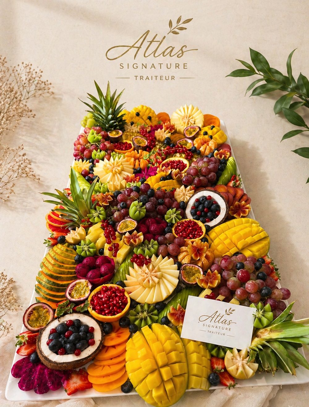 Plateaux de fruits frais